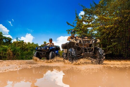 ATV Adventure, Interactive Bridges, Ziplines, Cenote & Free Lunch