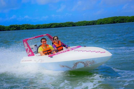 Mayan Jungle Tour: Speed boat, Snorkel & Snack