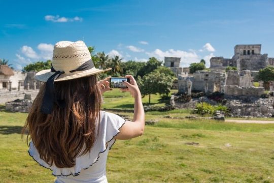 Tulum Ruins Visit and Swim in Two Different Cenotes Guided Tour