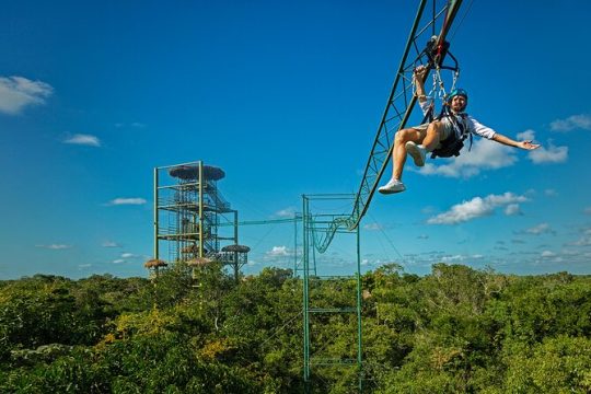 Cancun Extreme Zipline Canopy Tour