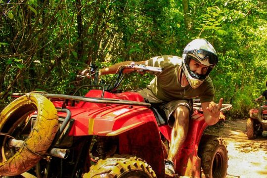 ATV Adventure, Interactive Bridges, Ziplines, Cenote & Free Lunch