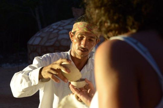 Mayan Ceremonial Night: Temazcal, Cenote Swim and Dinner from Playa del Carmen