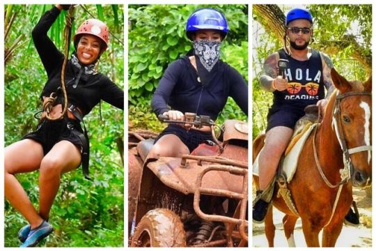Half-Day Horseback Riding and Extreme Adventure Cancun Tour