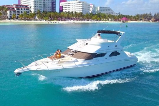 Cancun yachts rental YACHT 46 FT, 15 PAX MAX 25P12