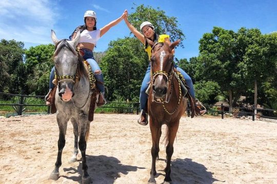 Horseback Riding and Cenote Swim from Cancun or Playa del Carmen