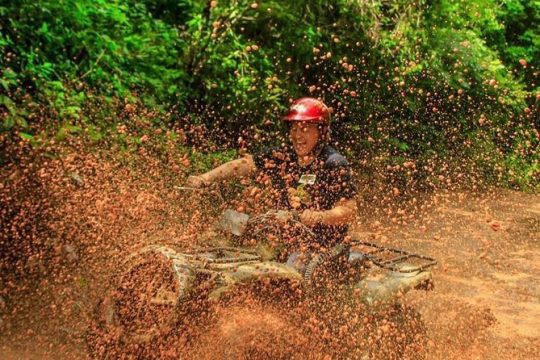 ATV Tour with Cenote swim, Ziplines, Transportation and Lunch Included