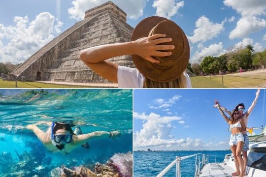Combo Saver: Chichen Itza & Cenote + Isla Mujeres Catamaran