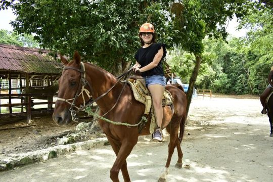 ATV Combo (Horseback, Ziplines, Cenote, Water, Lunch and Transfer Included)