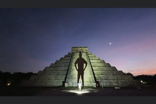 Chichen Itza Sunrise and Cenote Ik Kil from Cancun