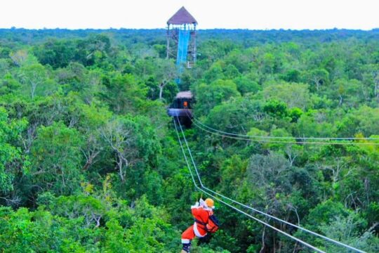 Rappell - Jungle ZipLine & Visit Tulum - Cenote Snorkeling