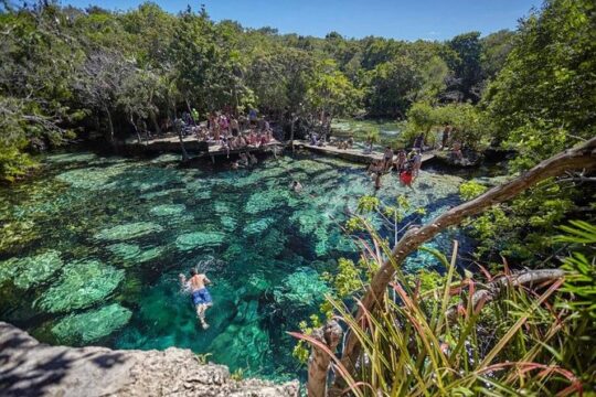 MAGIC BACALAR, 7 Colors Lagoon & Cenote Azul. Transport included