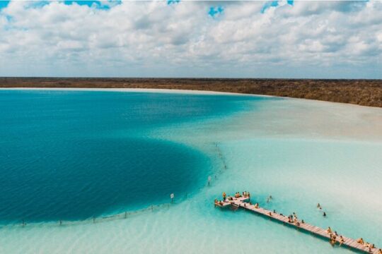Explore 2 Cenotes + 1 Lagoon a tour Full Day only from Cancun