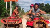 ATV zip line and Cenote experience 