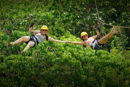 Horseback, Ziplines and Swim in a Cenote