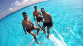 clear boat fun
