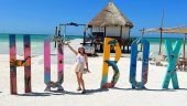 What a beautiful island and beach!