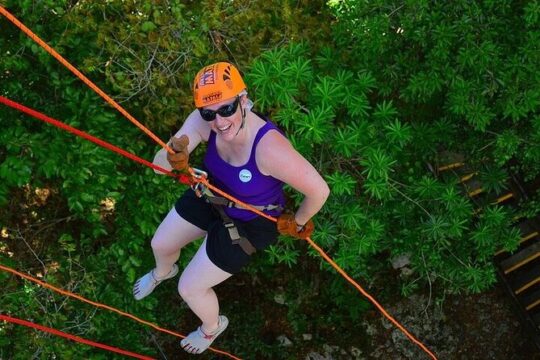 Underground Cenote (Rappel & ZipLine) and Snorkeling Experience in the Lagoon!