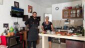 Cooking delicious Mexican food