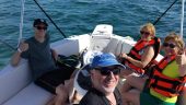 Good way to do fishing and snorkeling, beware of seasickness