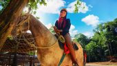 Atv, horse backriding, zip liner and cenote.